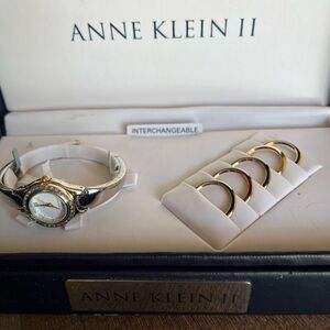 Anne Klein watch with interchangeable pieces